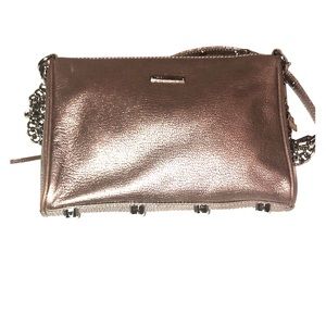 Rebecca Minkoff 5-zip Mini Metallic crossbody